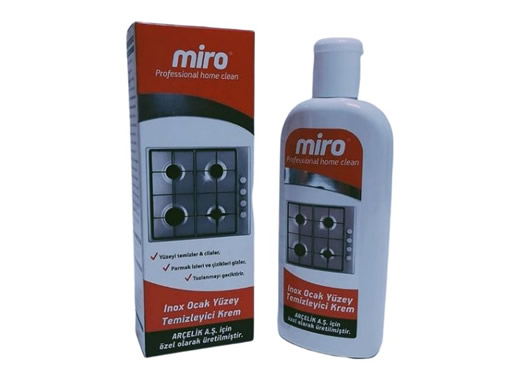 Miro Inox Ocak Yüzey Temizleyici Krem 235 ml